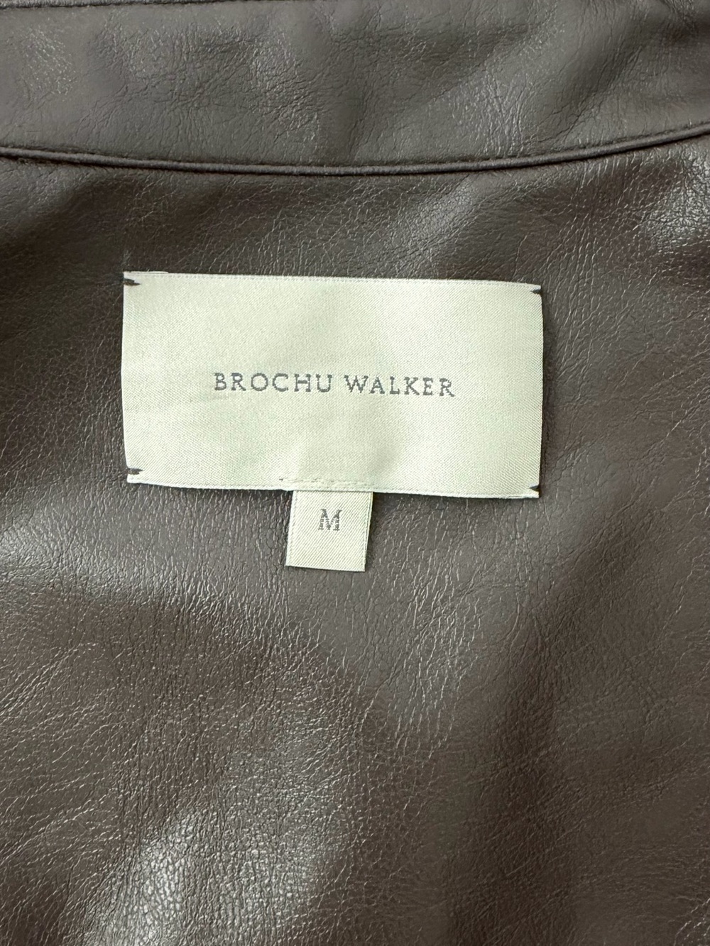 The Pia Vegan Leather Shirt - Picture 5 of 5